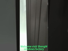 Broken bridge aluminum windows