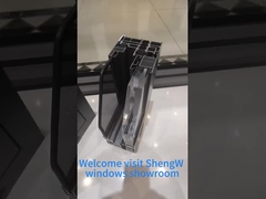 Double glass sliding windows 