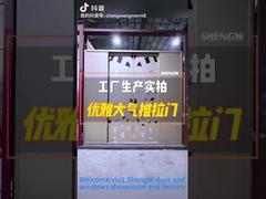 Sliding Aluminum Entrance Door 