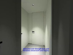 Wood+ Aluminum White Room Door 