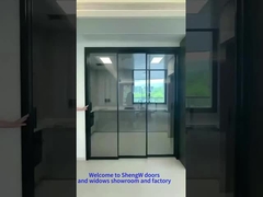 3 shutter glass +aluminum sliding  door