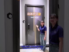 Two color aluminum door 