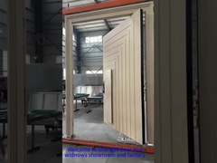 Aluminum front pivot door 