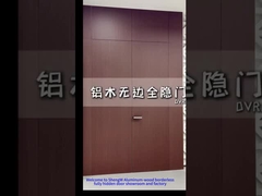 Full aluminum wood door 