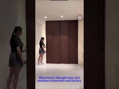 3 Shutter wooden aluminum door 