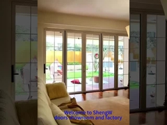 Five shutter sliding door 