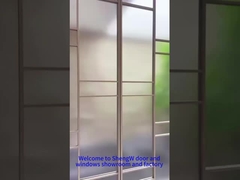 Two shutter swing door 