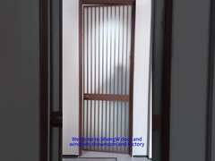 Aluminum grille door