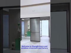 Extremely narrow three sliding doors