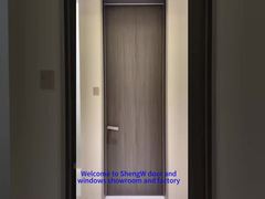 Same color wood room door 