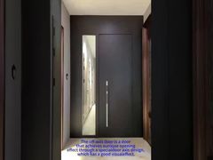 Off-axis door with scan