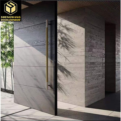Painted Custom Sizes  Aluminum Garden Gate Door Aluminum Front Pivot Main Entrance Door