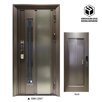 Golden Home Aluminum Entrance Door Bedroom Aluminum Front Entry Doors