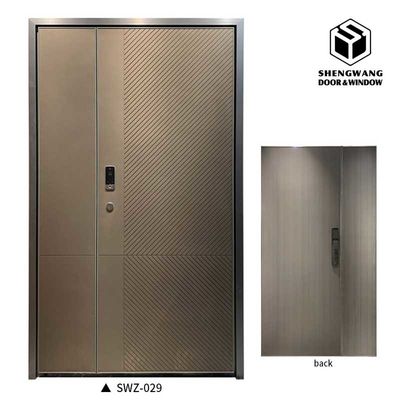 Luxury Front Aluminum Entrance Door Powder Coated Modern Aluminum Front Doors