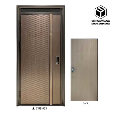 Customizable Apartment Aluminum Swing Door  Architectural Metal Swing Door