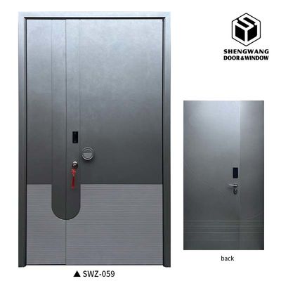 2050 X 960 Luxury Front Aluminum Swing Door Main Exterior Aluminium Slide And Swing Door
