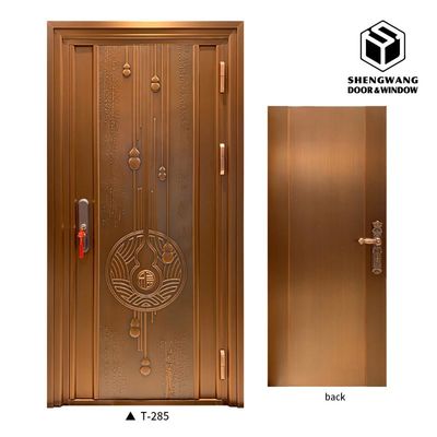 Traditional Brown Aluminum Garden Gate Main Exterior Metal Garden Gates