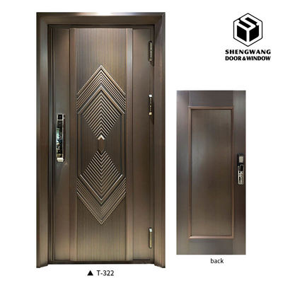Luxury Golden With Aluminum Garden Gate For Front Side Gate Aluminium