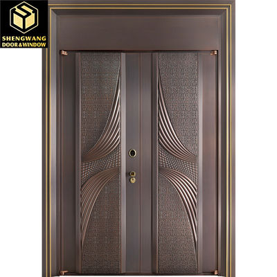 Living Hall Bedroom Stainless Steel Swing Door Bathroom Fashion Metal Swinging Doors