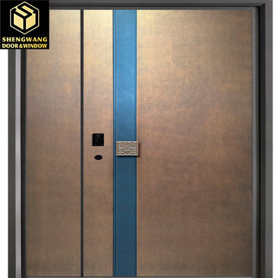 2.05M Door Furniture Stainless Steel Entrance Door Customizable Steel Exterior Doors