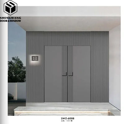 Customized Grey  Aluminum Sliding Glass Door Glazed Aluminium Door