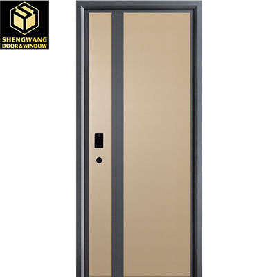 Corrosion Resistance Durable Aluminum Impact Front Doors Modern Aluminium Front Doors For Homes