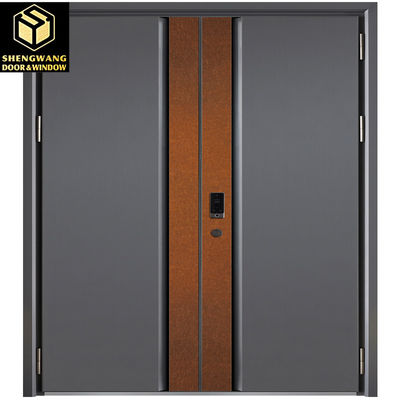 Customized Grey Color All Aluminum Room Door Fireproof Room Door