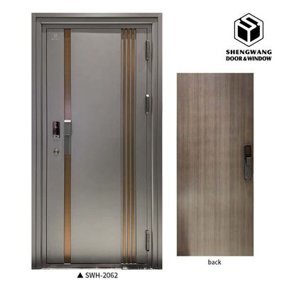 PU Paint With Gold Aluminum Room Door For OEM Fire Doors Internal