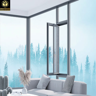 Swig Left Aesthetic Aluminum Sliding Windows Space Saving Alum Sliding Window