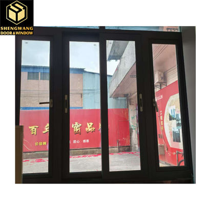 Villa Push Pull Curtain Wall Window Transparent Aluminium Window Sliding Frame