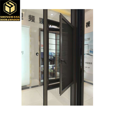 LOW E Security Curtain Wall Window Reinforced Aluminium Sliding Window For Kitchen