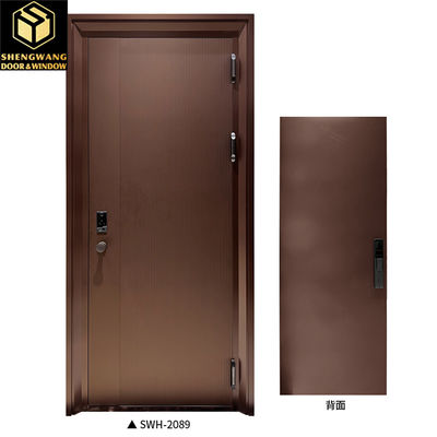 5mm HPL Fire Aluminum Room Door with Aluminum Frame and Lock For Safety