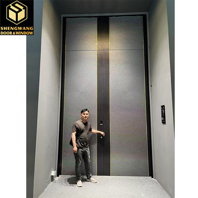 ODM Swing Aluminium Pedestrian Garden Gates  Copper Imitation Surface Finishing Metal Gate Outdoor