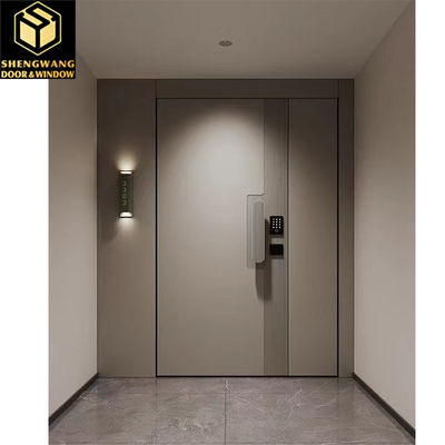 Swig Left Stainless Steel Outswing Metal Door Brown Swinging Fire Doors