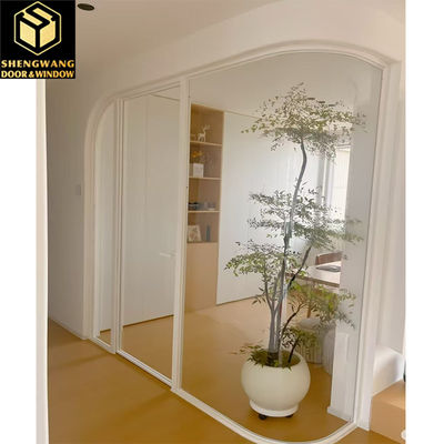 Living Hall Bedroom Aluminium Glass Hinged Door Hinged Aluminium Doors 35 - 45mm