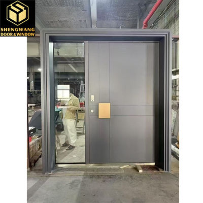 Painted Custom Sizes  Aluminum Garden Gate Door Aluminum Front Pivot Main Entrance Door