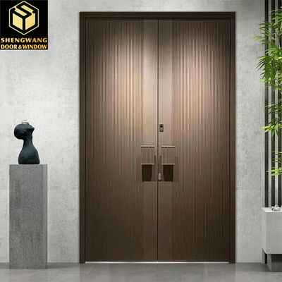 Waterproof Secure Locking Stainless Steel Swing Door For Kitchen Door