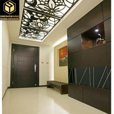 45mm Powder Coated Aluminum Room Door 1.0 Hour Fire Rating Fireproof Soundproofing Door