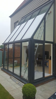 Powder Coated Aluminum Sliding Swing Window Black Slide Up Aluminum Window