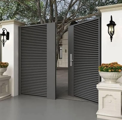 Swing Left Stainless Steel Door For Outswing Metal Door With Brown Swinging Fire Doors
