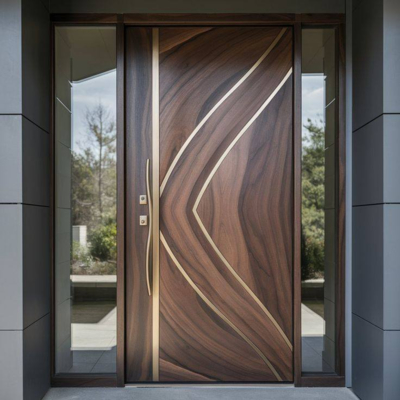 Residential Bedroom Copper Garden Gate For Aluminum Aesthetic Bedroom Door