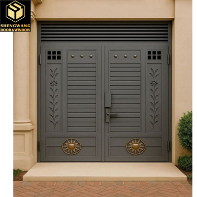 MDF Fireproof Buiding Aluminium Doors  Interior Safety Fire Rated Door