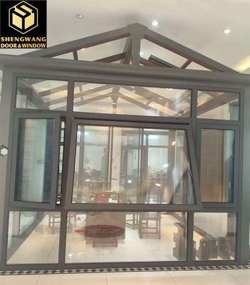Soundproof Hinged Aluminum Sliding Glass Door Indoor Aluminum Double Doors