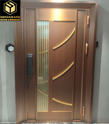 OEM & ODM Copper Garden Door Fire Rated Steel Door Moisture Protection