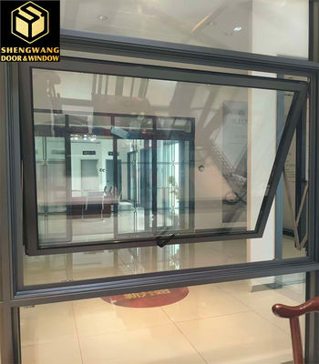 Powder Coated With Aluminum Sliding Swing Window And Black Slide Up Aluminum Window