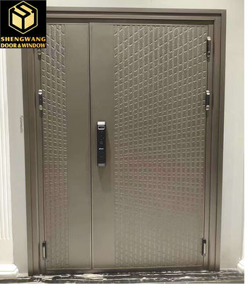 PU Paint With Gold Aluminum Room Door For OEM Fire Doors Internal