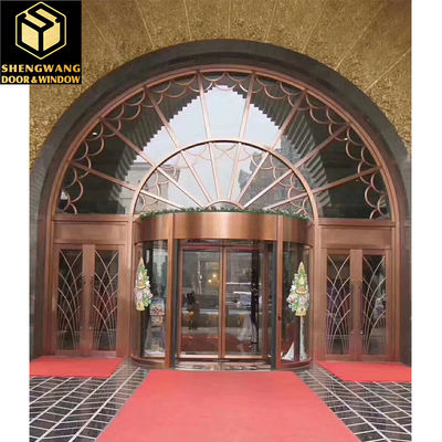 Hotel And Villa Aluminum Folding Glass Doors For Apartment Aluminium Bifold Glass Doors