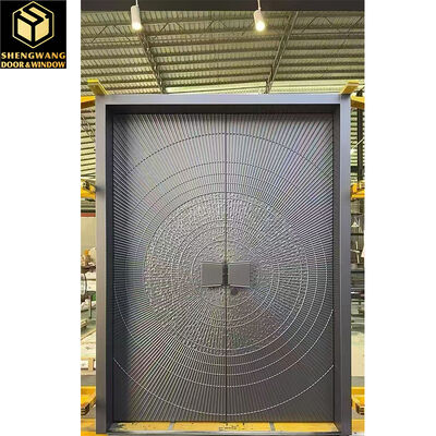 Fire Resistance With Brown Aluminum Garden Gate And Smart Locks For Aluminum Side Gates