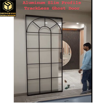 Hotel Villa Aluminium Glass Hinged Door Aluminium Bifold Doors For Customized